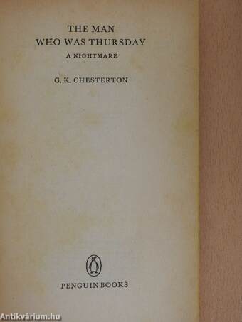 The Man Who Was Thursday