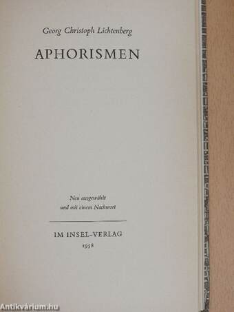 Aphorismen