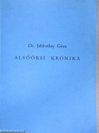 Alsóörsi krónika