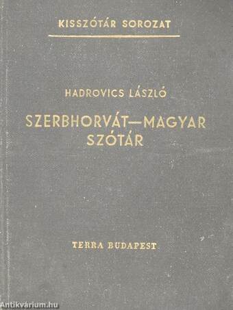 Szerbhorvát-magyar szótár