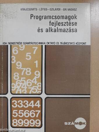 Programcsomagok fejlesztése és alkalmazása