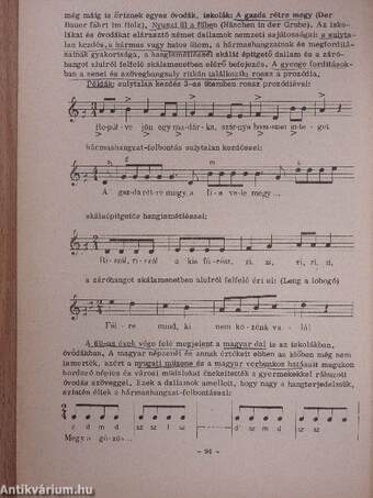 Az óvodai ének-zene foglalkozások módszertana