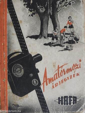 HAFA árjegyzék 1940/Amatőrmozi árjegyzék