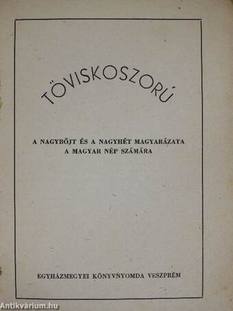 Töviskoszorú