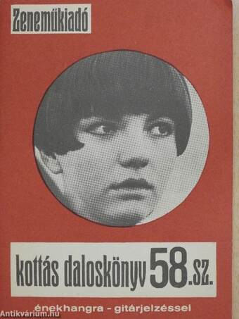 Kottás daloskönyv 58.