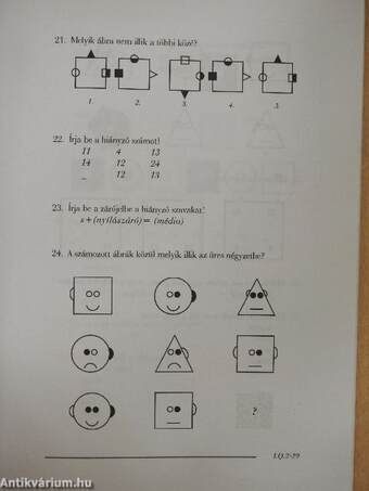 Intelligencia teszt I. Q.