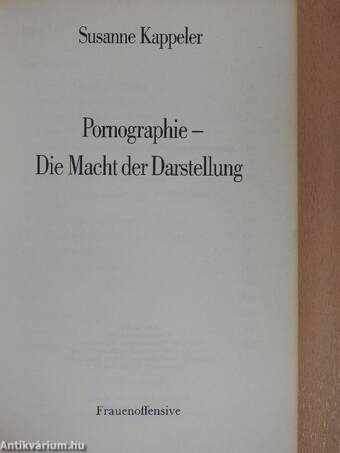 Pornographie - Die Macht der Darstellung