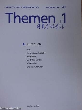 Themen aktuell 1 - Kursbuch - CD-vel