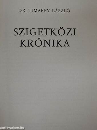 Szigetközi krónika