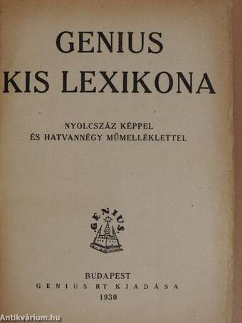 Genius kis lexikona