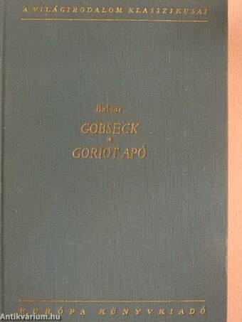 Gobseck/Goriot apó