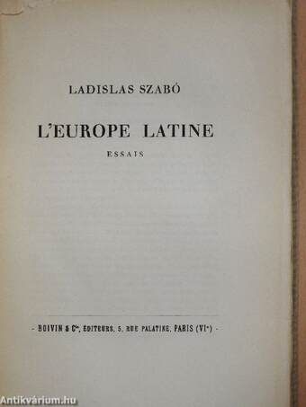 L'Europe Latine