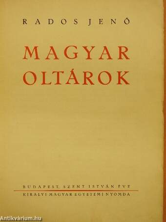 Magyar oltárok