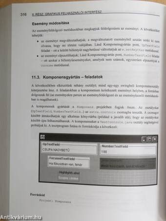 Objektumorientált tervezés és programozás - Java 2.