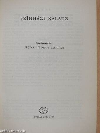 Színházi kalauz 