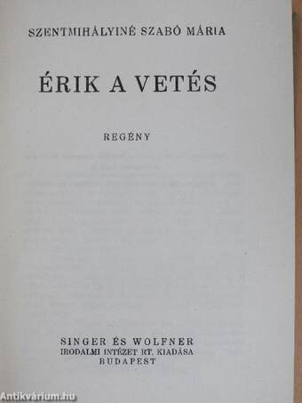 Érik a vetés