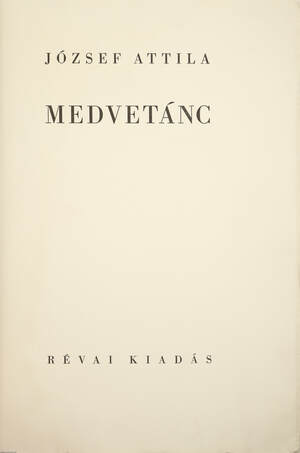 Medvetánc (dedikált példány)