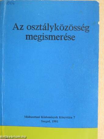 Az osztályközösség megismerése