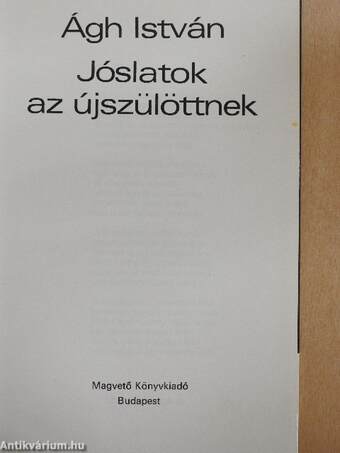 Jóslatok az újszülöttnek