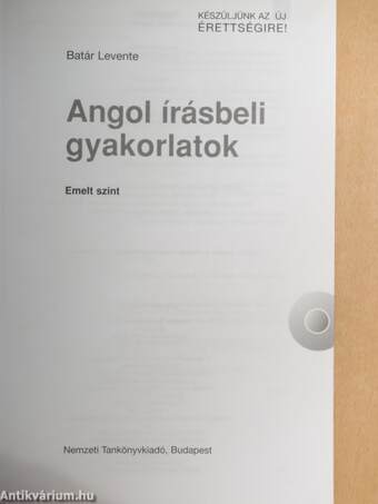 Angol írásbeli gyakorlatok