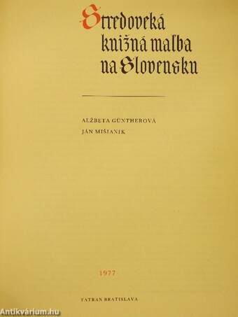 Stredoveká knizná mal'ba na Slovensku