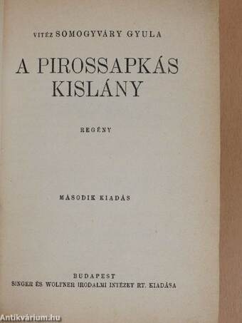 A pirossapkás kislány