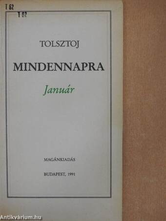 Mindennapra - Január