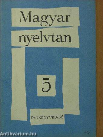 Magyar nyelvtan 5.