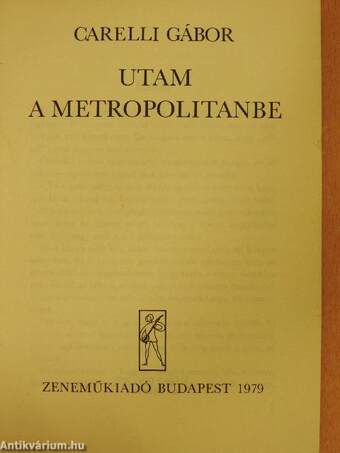 Utam a Metropolitanbe