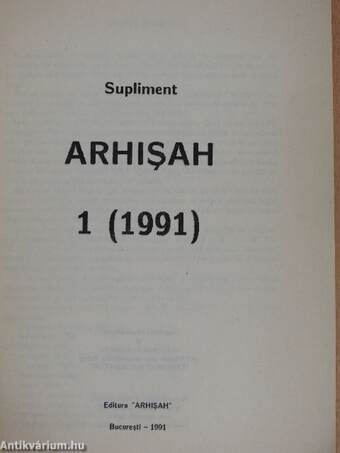 Supliment Arhisah 1.