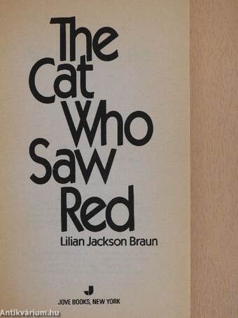 The Cat Who Saw Red