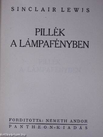 Pillék a lámpafényben