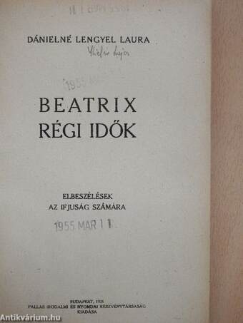 Beatrix/Régi idők