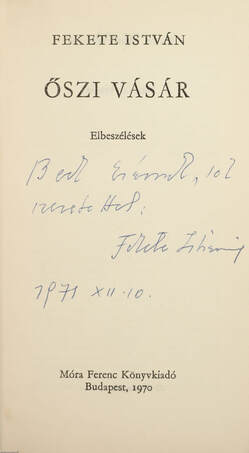 Őszi vásár (dedikált példány)