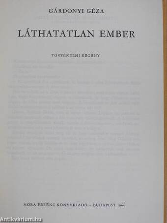 Láthatatlan ember