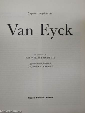 L'opera completa dei Van Eyck