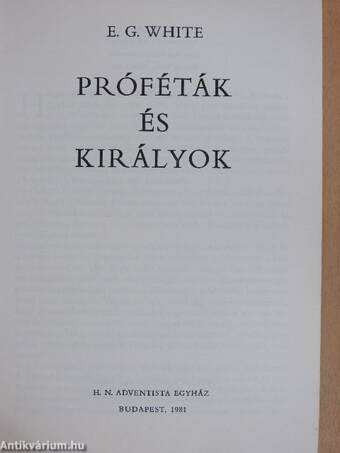 Próféták és királyok