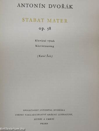 Stabat Mater op. 58