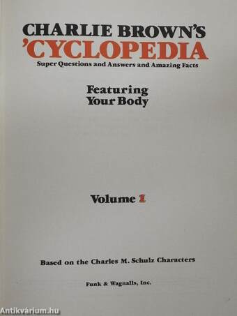 Charlie Brown's 'Cyclopedia Volume 1.