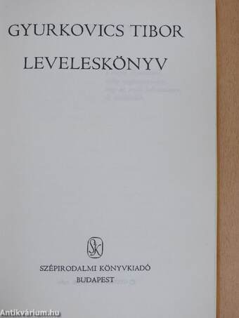 Leveleskönyv