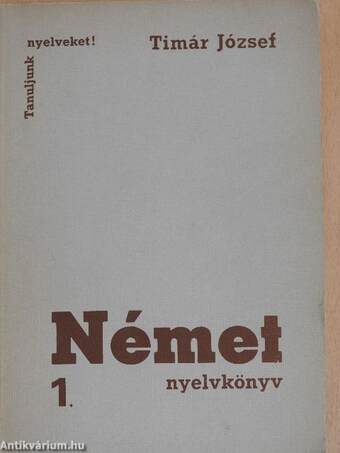 Német nyelvkönyv 1.