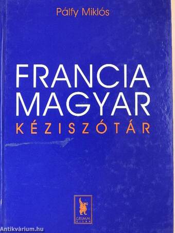 Francia-magyar kéziszótár