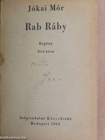 Rab Ráby I-II.