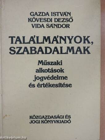 Találmányok, szabadalmak