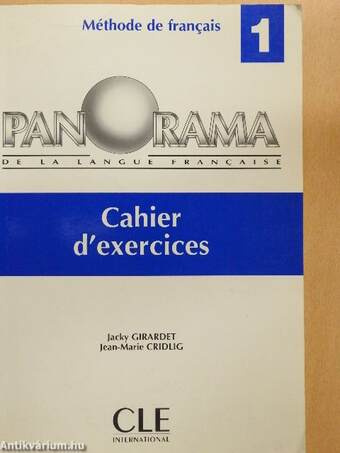 Panorama de la langue francaise 1 - Cahier d'exercices