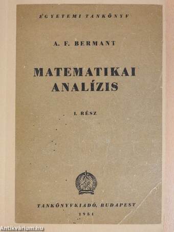 Matematikai analízis I-II.