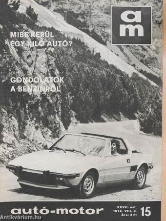 Autó-Motor 1974. augusztus 6.