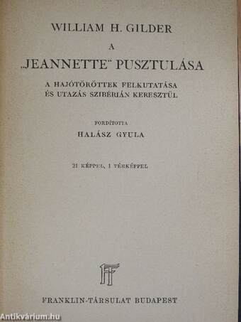 A "Jeannette" pusztulása