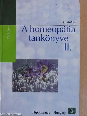 A homeopátia tankönyve II.