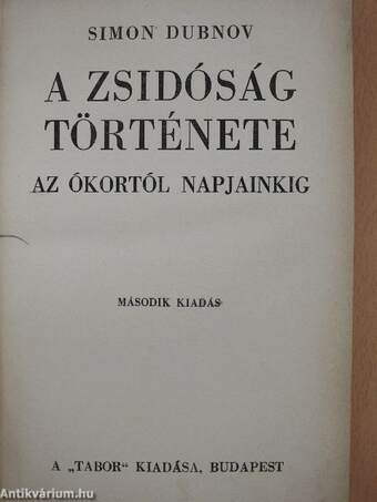 A zsidóság története